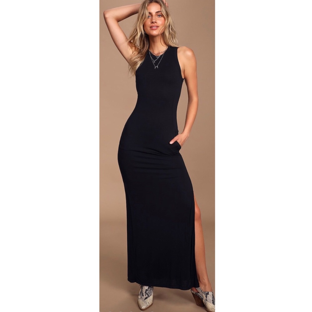 Lulus Black Maxi Dress